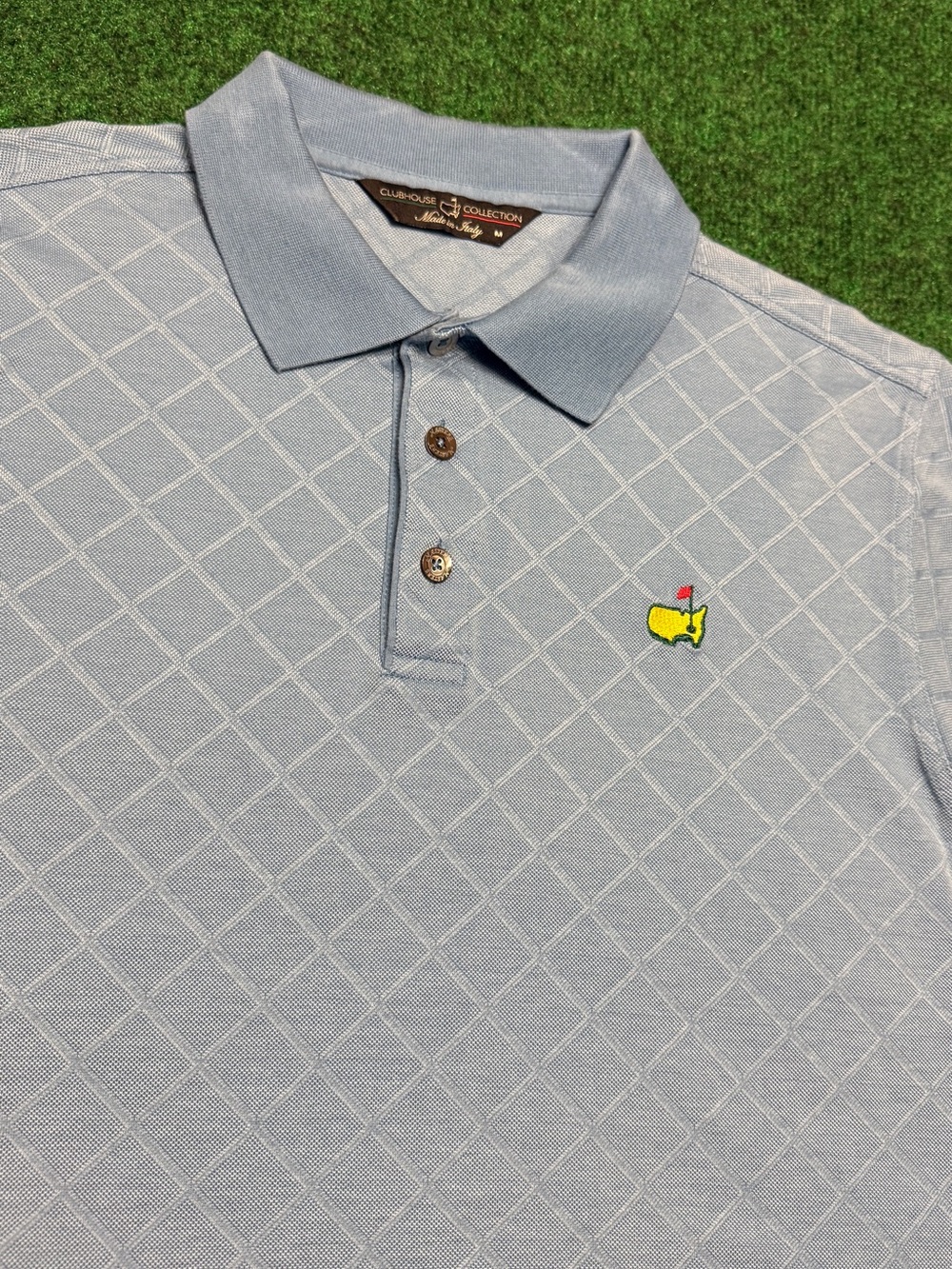 Masters Clubhouse Collection Masters Embroidered Logo Golf Polo (Medium)